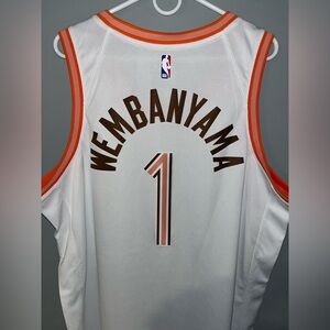 San Antonio Spurs Nike NBA VIVA SPURS #1 Victor Wembanyama City Edition Jersey